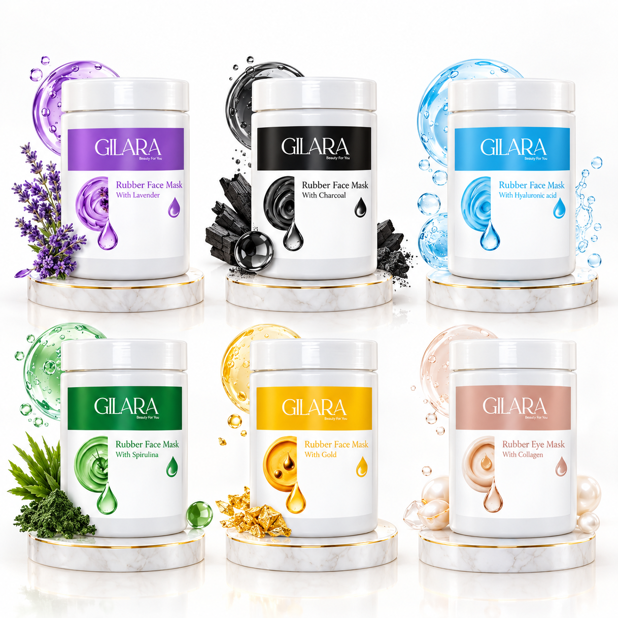 رابر ماسک گیلارا موجود در 6 رایحه حجم 300 گرم