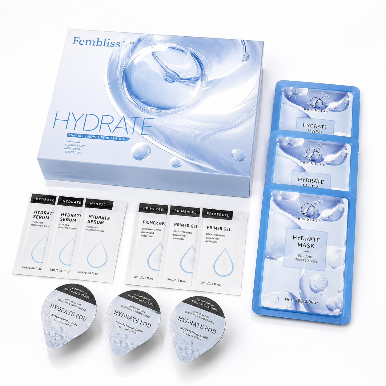 کیت پلاژن هیالورونیک اسید آبرسان فمبلیس- هیدرایت (Hydrate)