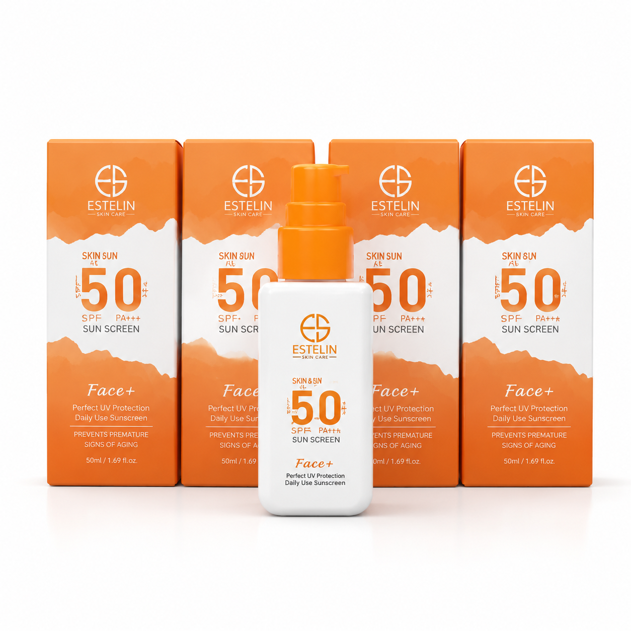 لوسیون ضدآفتاب استیلن SPF50 روشن کننده و جوانساز